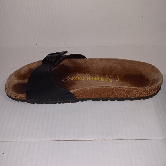 BIRKENSTOCK MADRID SINGLE BUCKLE SLIDE SANDALS - Picture 5 of 12